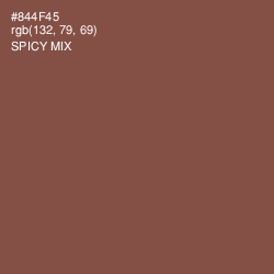 #844F45 - Spicy Mix Color Image